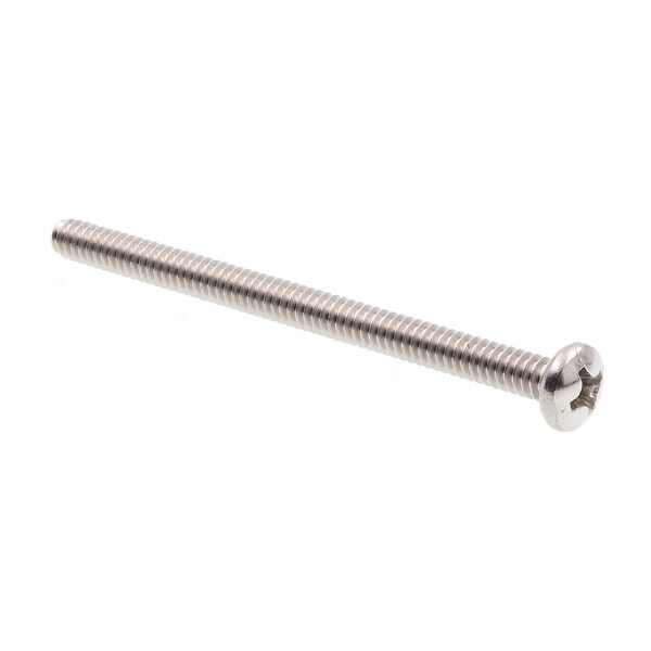 Machine Screw, Pan Head, Phillips Drive No. 6-32 X 2in 18-8 Stainless Steel 25PK